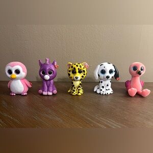 TY Mini Boos Series 3 Glinder,Amethyst,Speckles,Fetch,Gilda